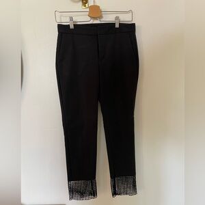 Black Trouser w/ Ankle Trim